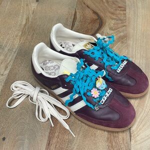 SAMBA OG SHOES SZ 7.5 Burgundy